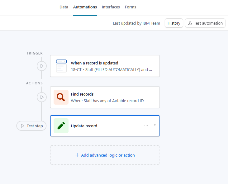 Airtable: automations