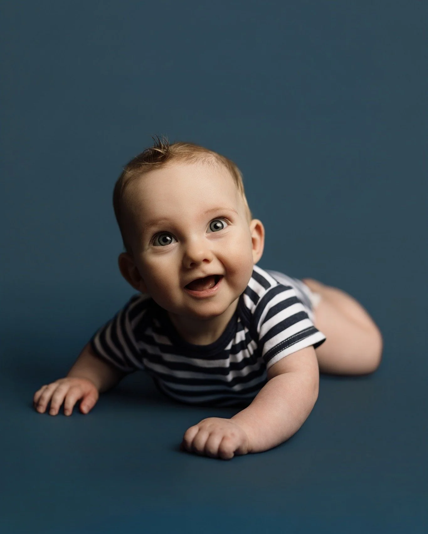 Six months. Big smiles.💙