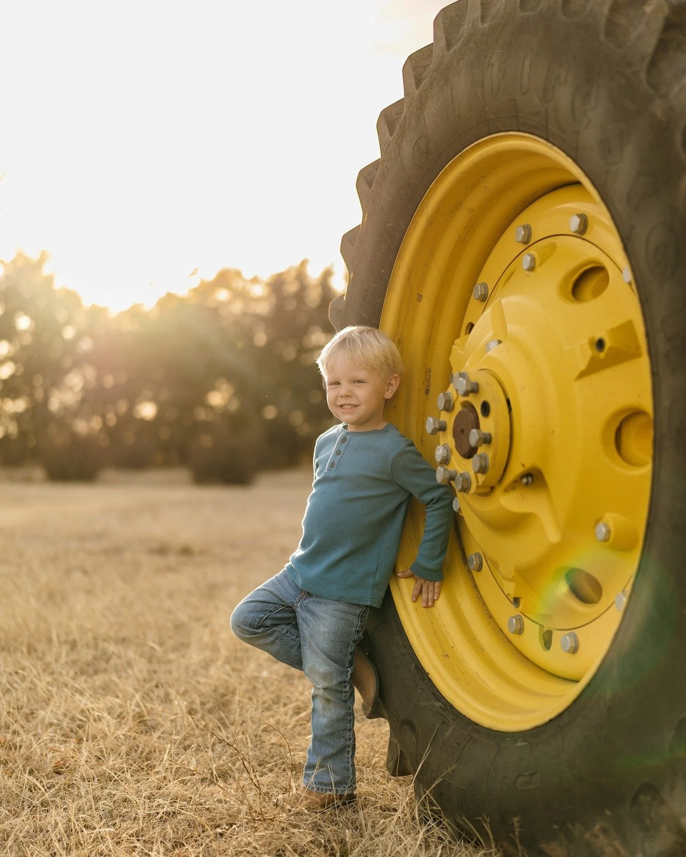 This cool guy is turning 4 🚜