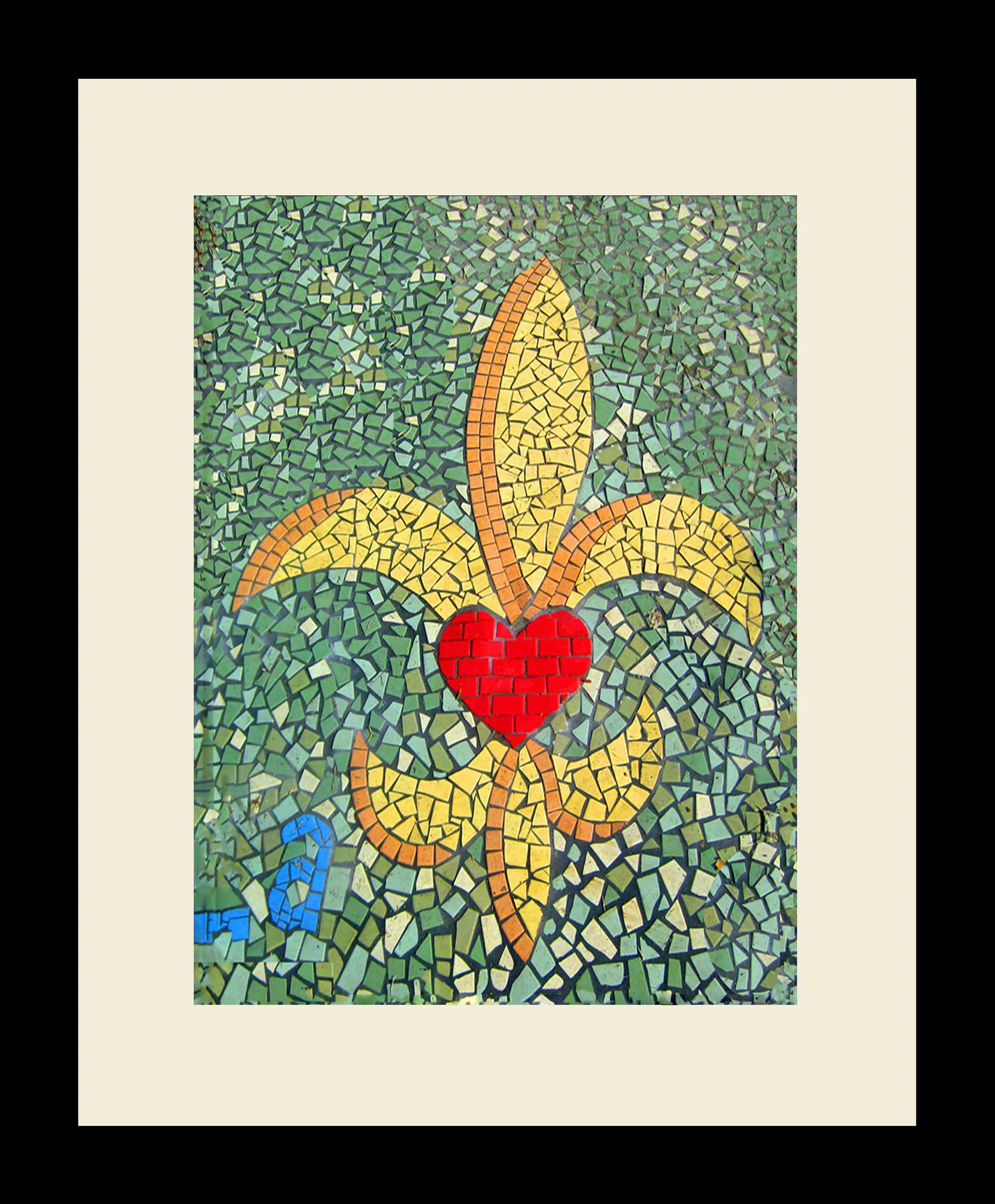 CN Mosaic Fleur De Lis