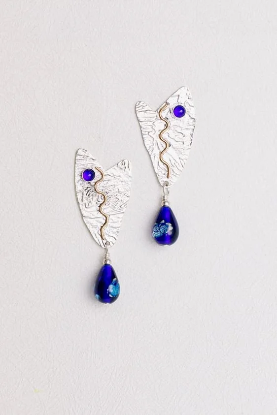 Dolphin Earrings by Carol Flannery