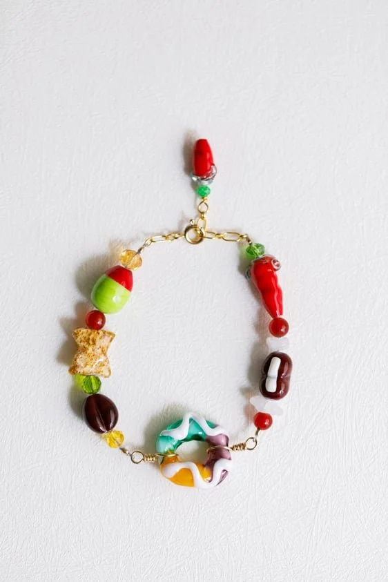 King Cake Mambo Bracelet by Carol Flannery