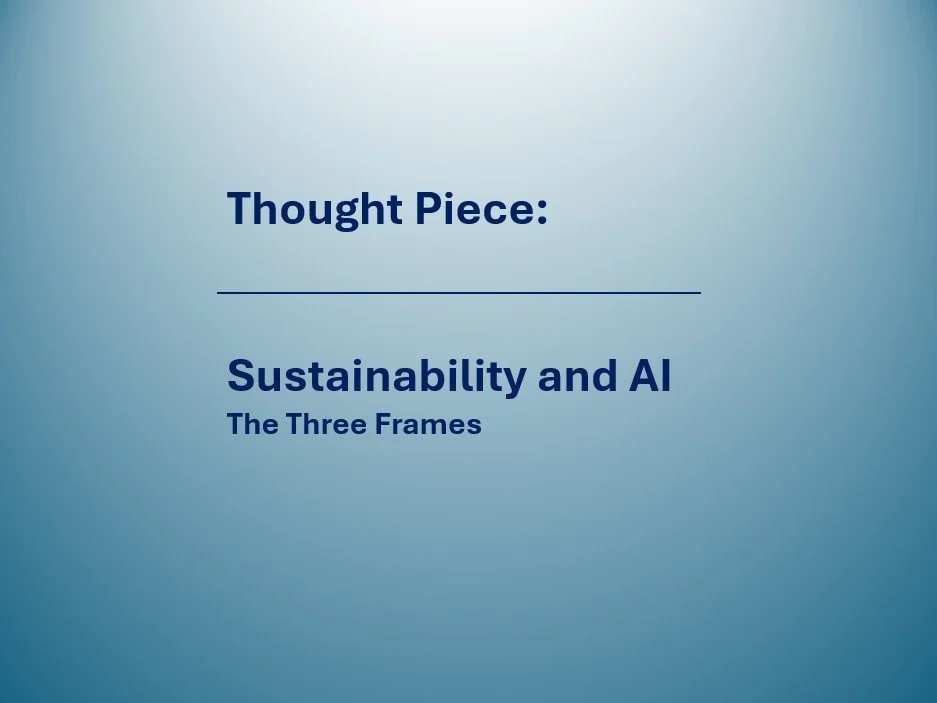Understanding sustainability and AI