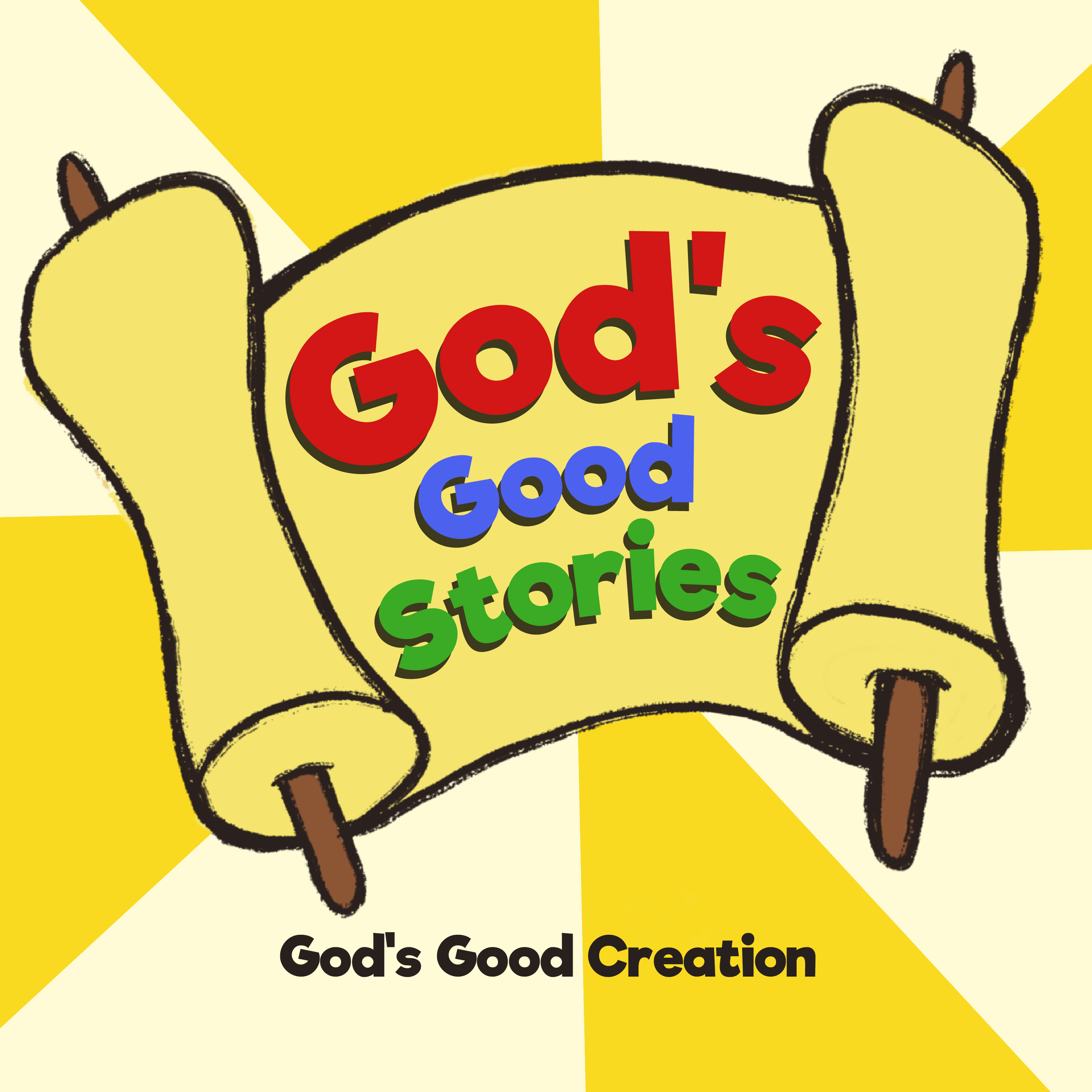 God's Good Stories Episode 001 logo: God's Good Creation