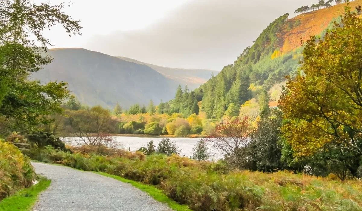 Glendalough, County Wicklow
A peaceful valley known for its monastic ruins and beautiful lakes in the Wicklow Mountains.