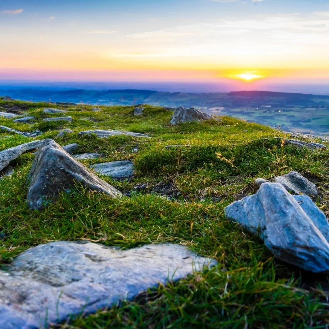 Sunset over the Irish countryside enjoyed on a private tour with Private Tours Ireland