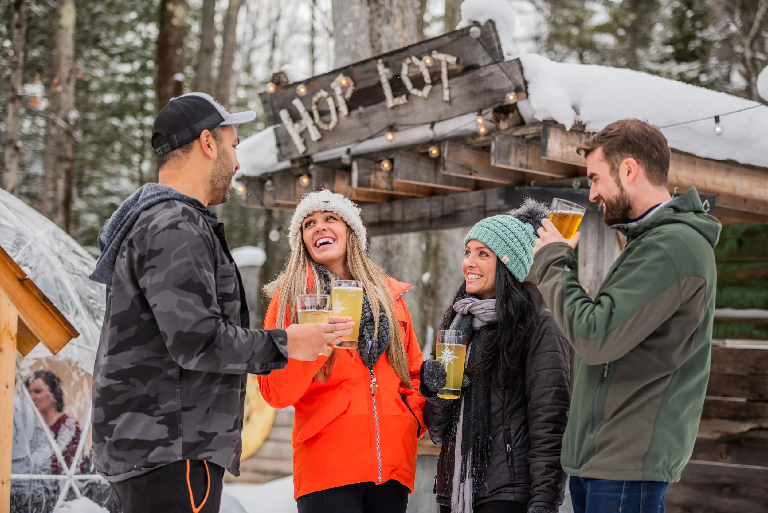 Winter
Visit the Iconic Igloos at Hop Lot
