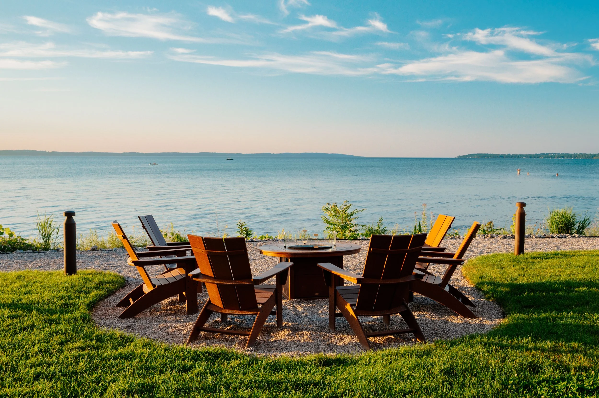 Beach Bonfire Tamarack Lodge