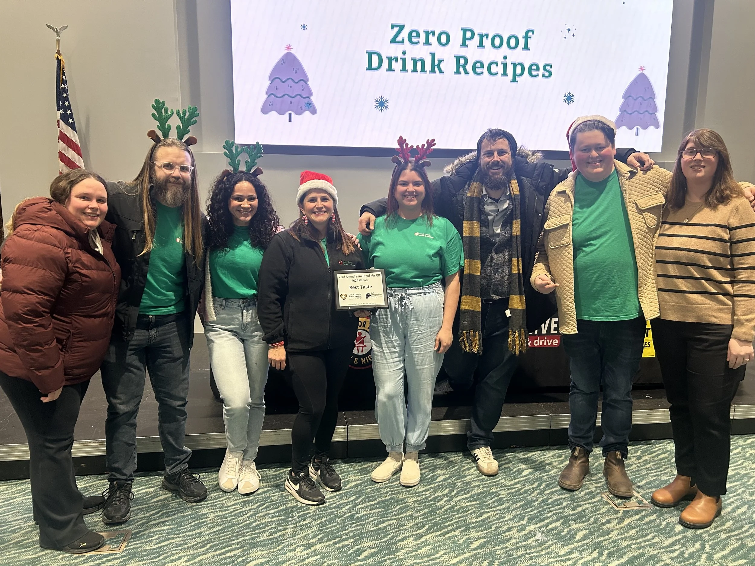 zero proof drink recipe presentation