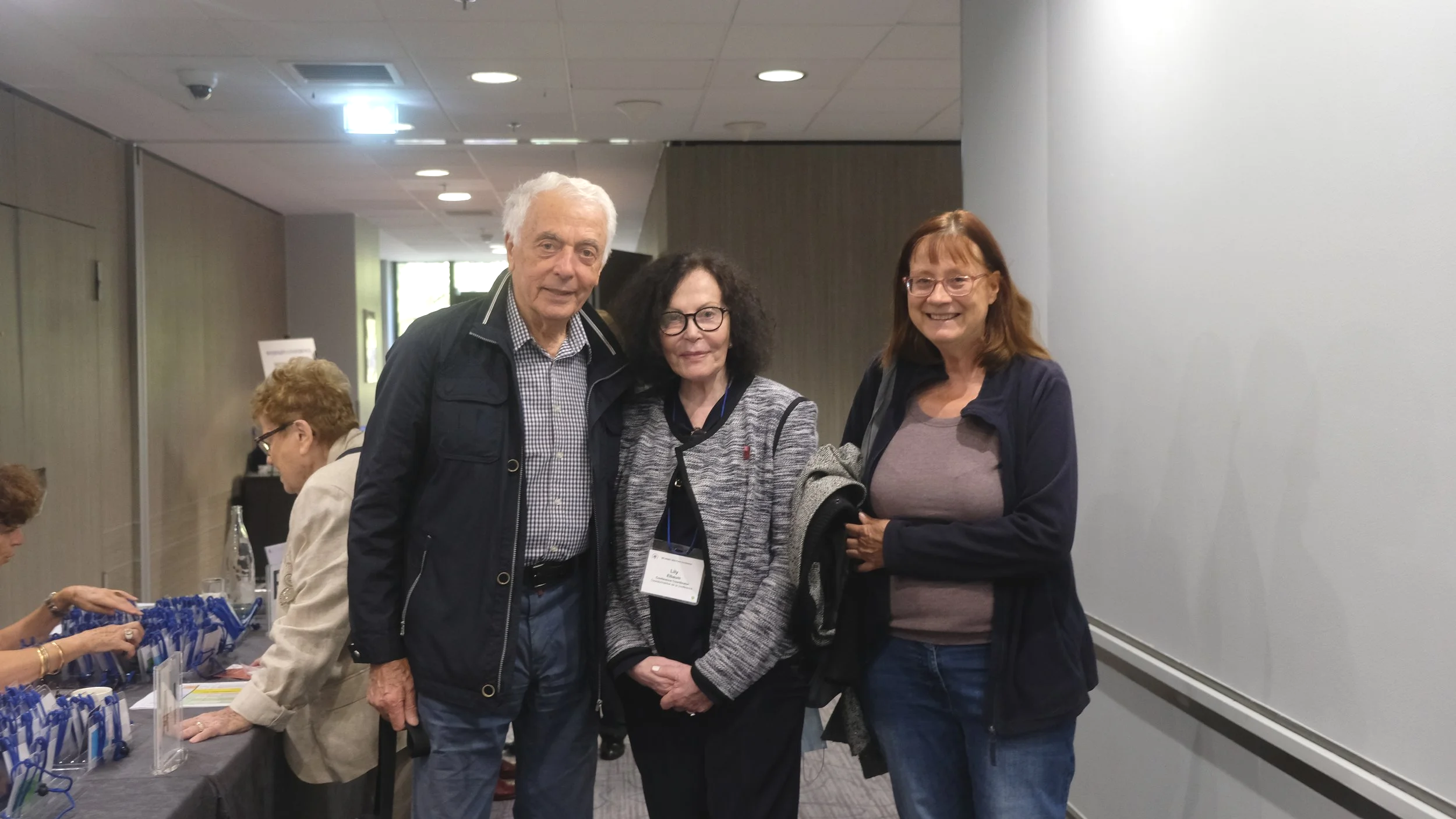 Dr. Borys Zabarko from Ukraine, Lily Elbaum from United States, and Delphine Bechtel from France.