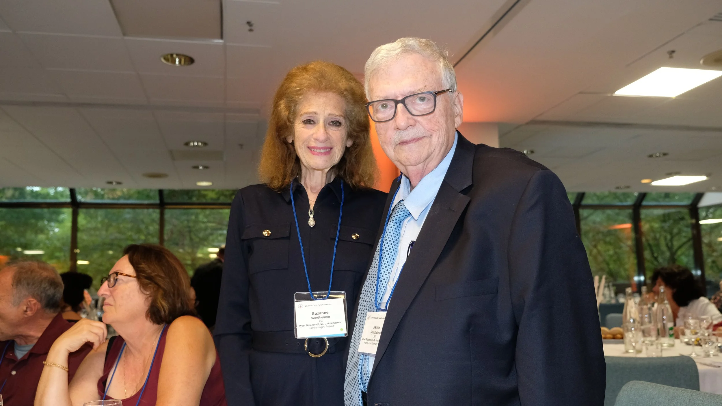 Suzanne and James Sondheimer from the United States.