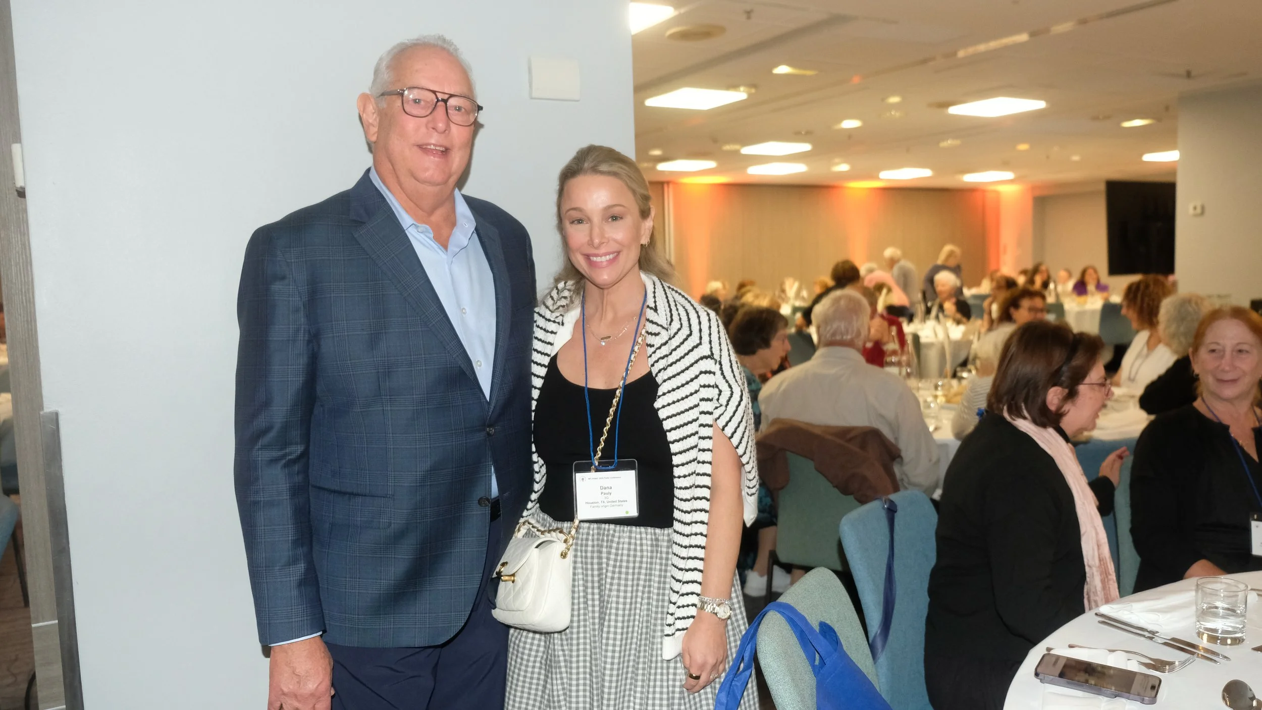 Dana Pauly and  her father, Richard Wolf, from United States.