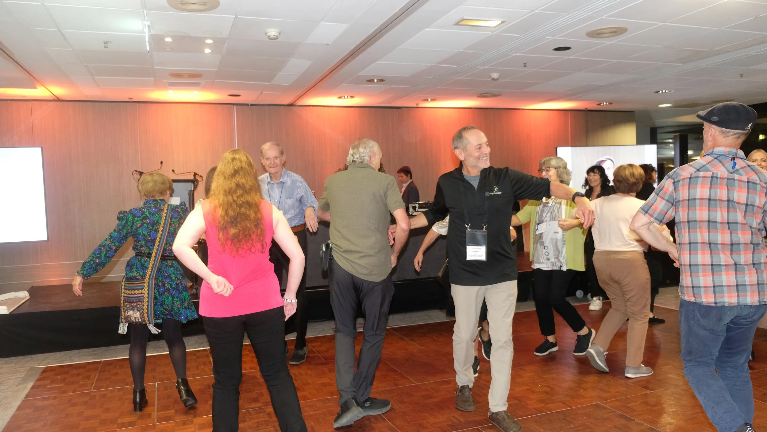 Dancing on Saturday evening.