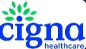 Cigna Healthcare logo with green and blue text
