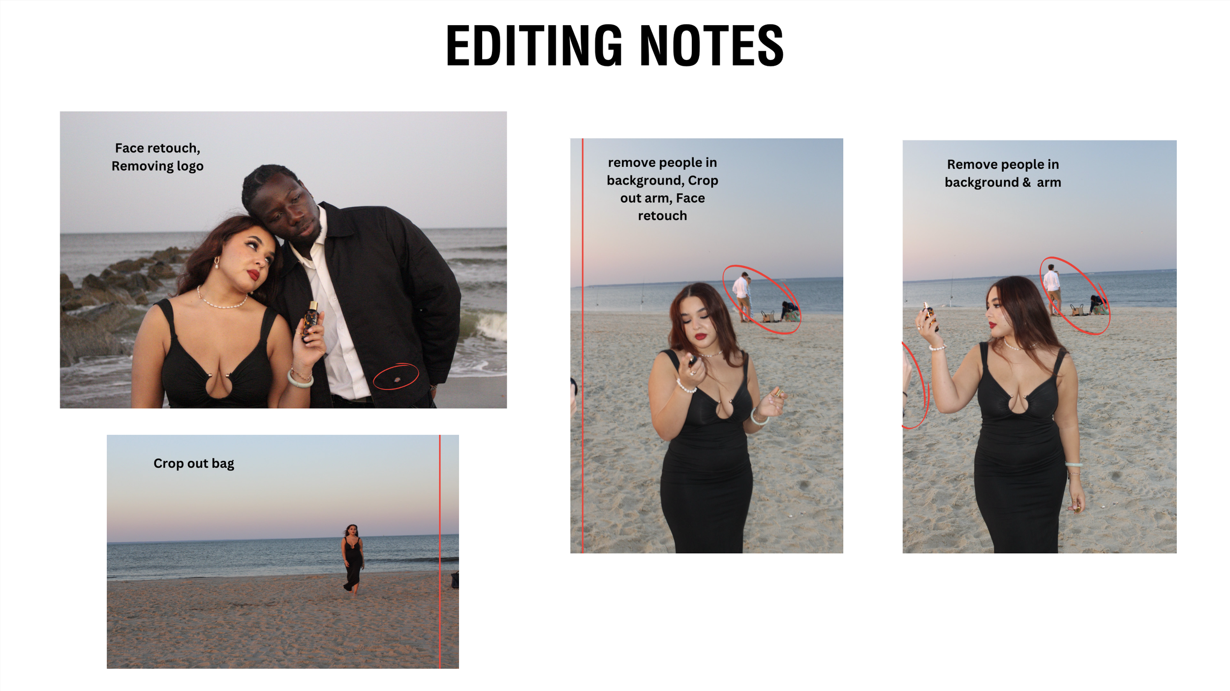 Editing Notes for Final Flats