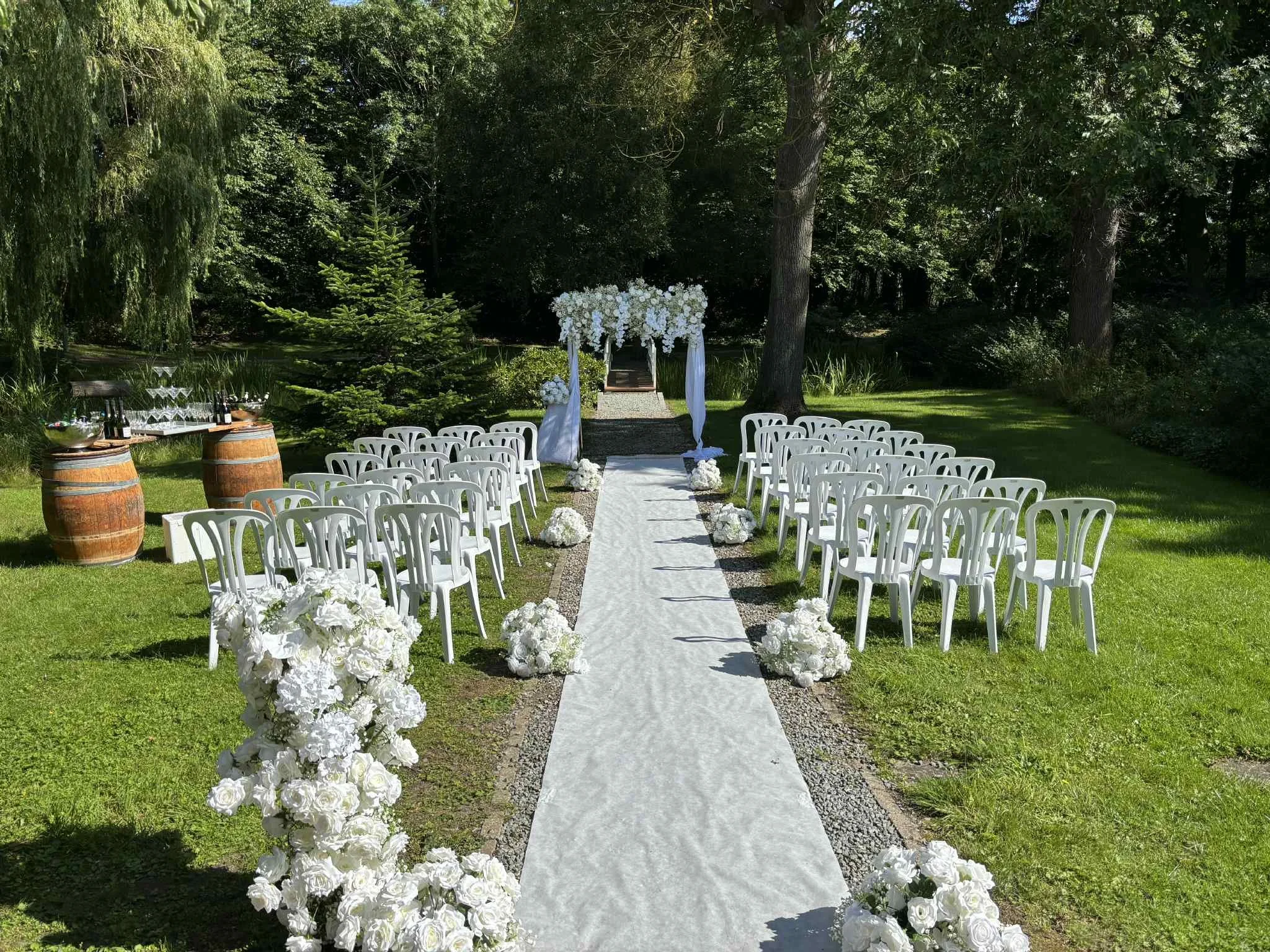 Vielse & bryllupsmiddag på Vognesrup Gods