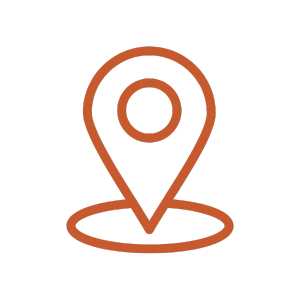 Icon of a map location pin.