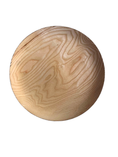 “Contrast” Hand Turned Sussex Ash Plate