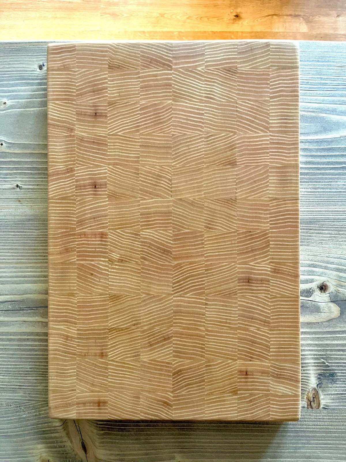 Large Ash End-Grain Chopping Board