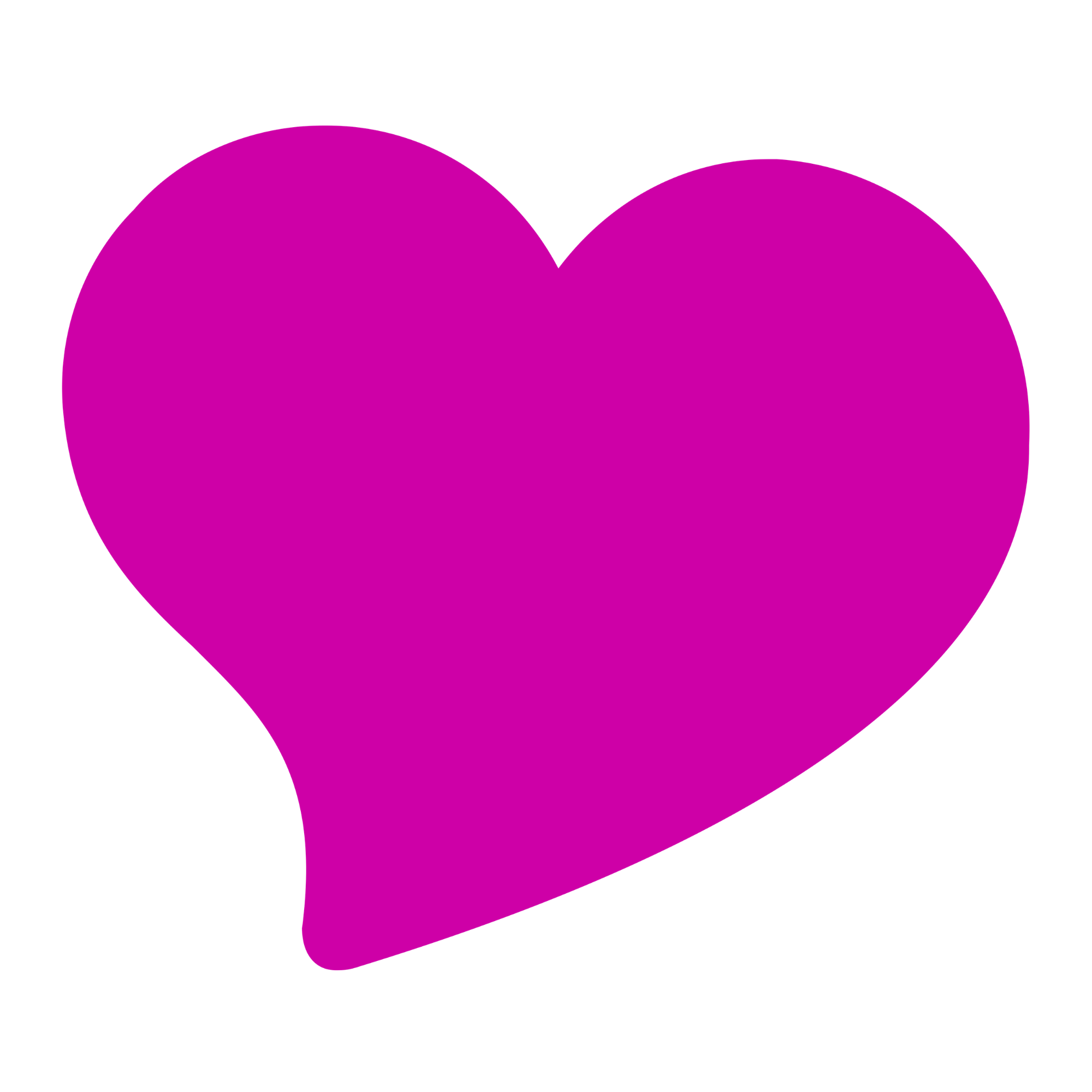 Pink heart-shaped icon