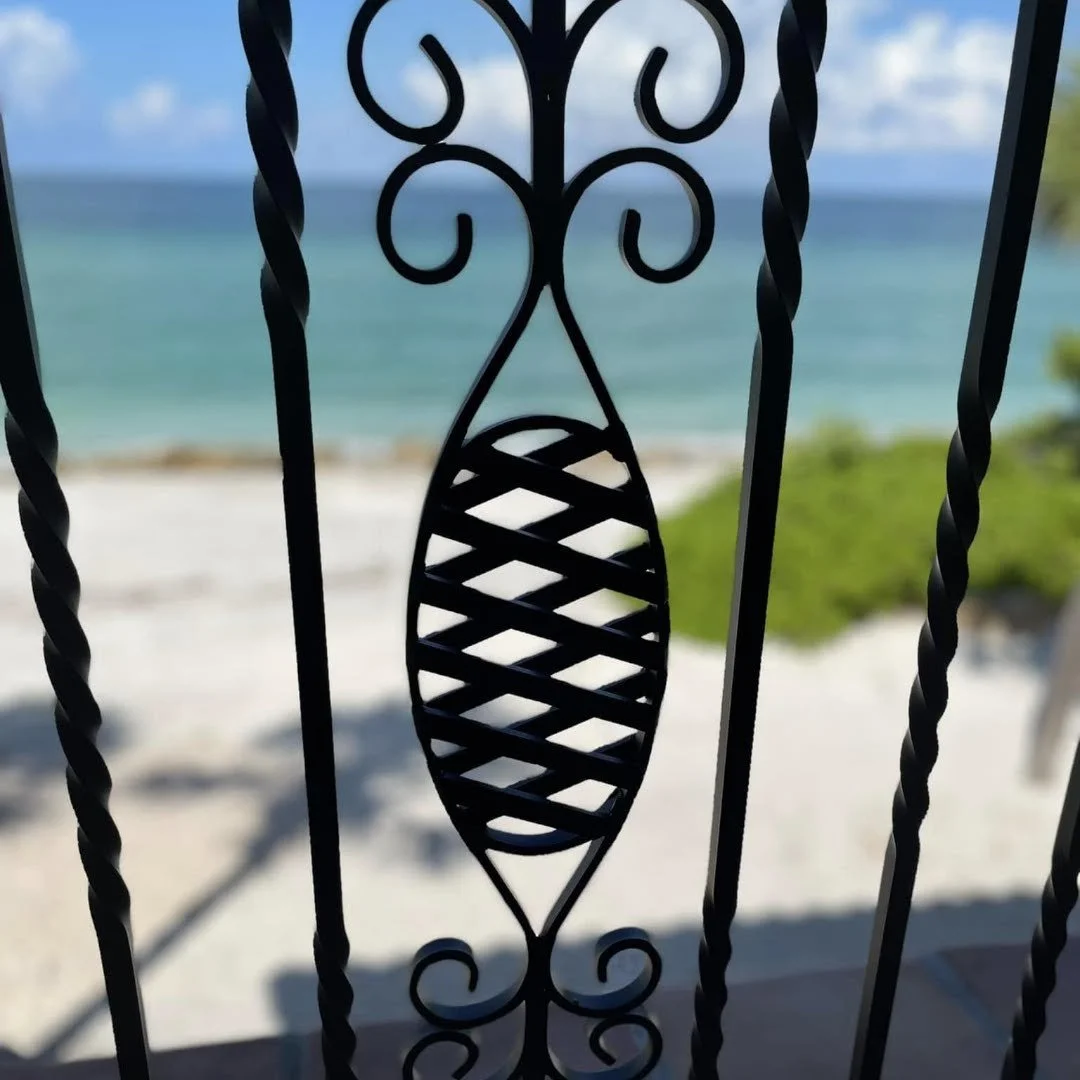 Railing ornamental metalwork