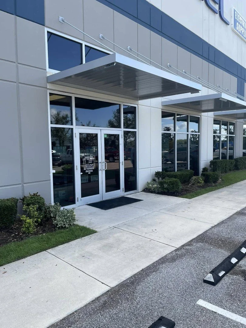 Office entrance canopy II