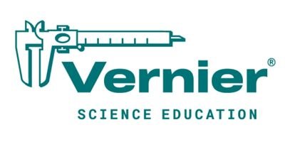 Vernier logo with a stylized microscope illustration and the words "Vernier Science Education."