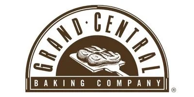 Grand Central Baking Company logo with stylized oven mitt and rolling pin inside a circular design.