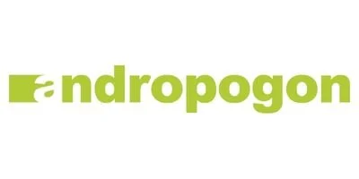 The logo of Andropogon in green text with a stylized leaf icon.