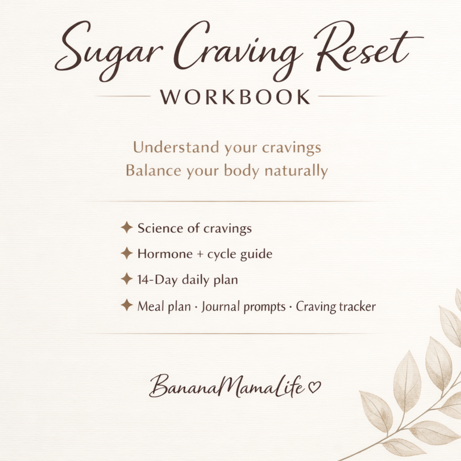 14-Day Sugar Reset Workbook