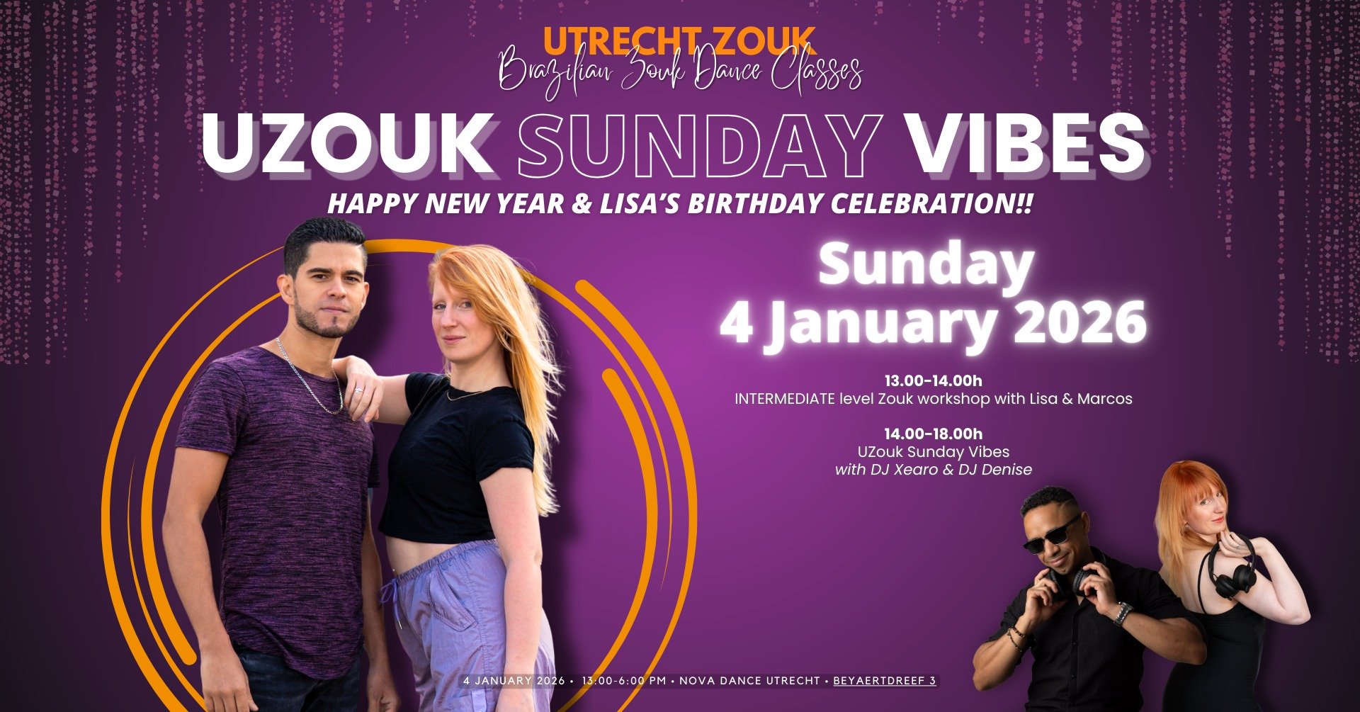 Uzouk Sunday Vibes - Happy new Year & Lisa's BD Celebration