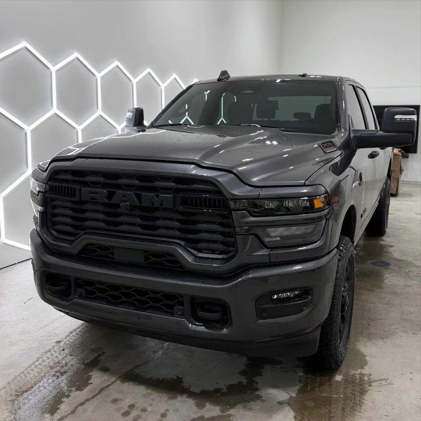 Brand new Ram in for a full 50% windshield and a front door factory match.