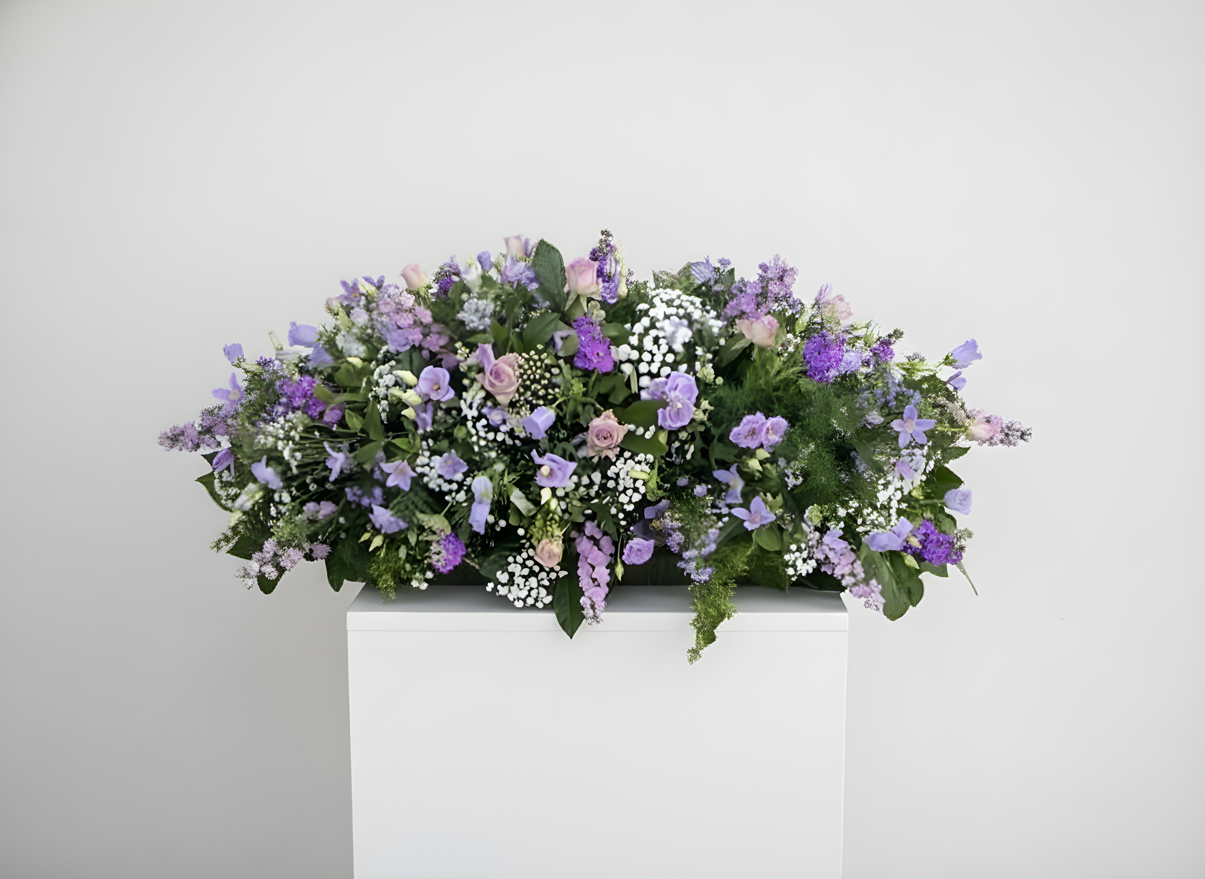 Lilac Casket Spray