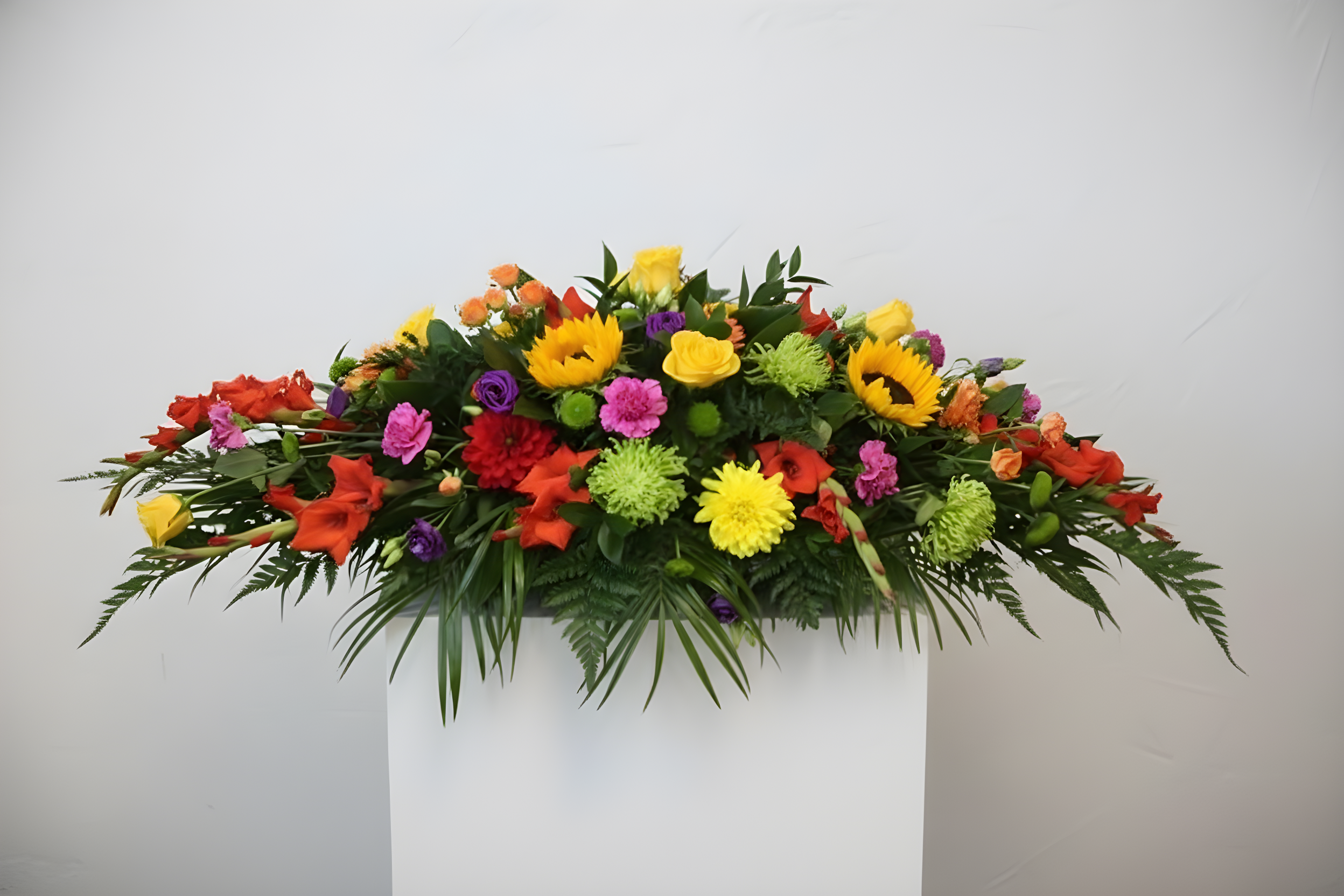Vibrant Casket Spray
