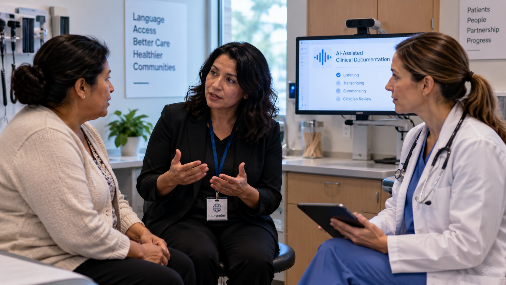 The Interpreter in the AI-Enabled Exam Room: An Overlooked Security Boundary