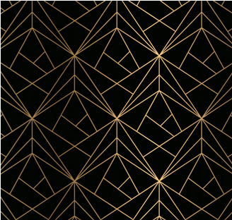 Black & Gold Geometric