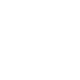 Black phone receiver icon inside a white circle.