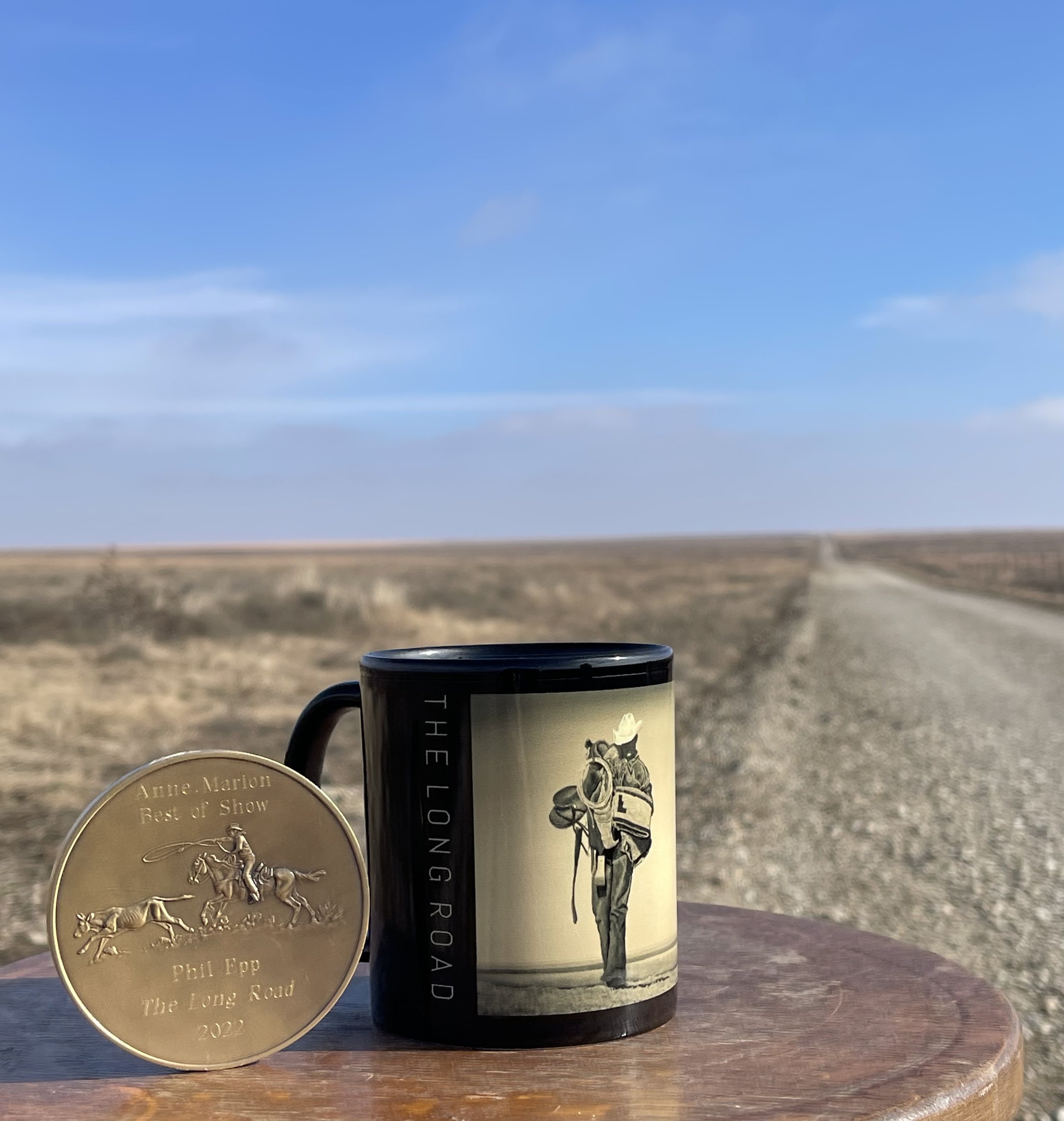 THE LONG ROAD COFFEE MUG