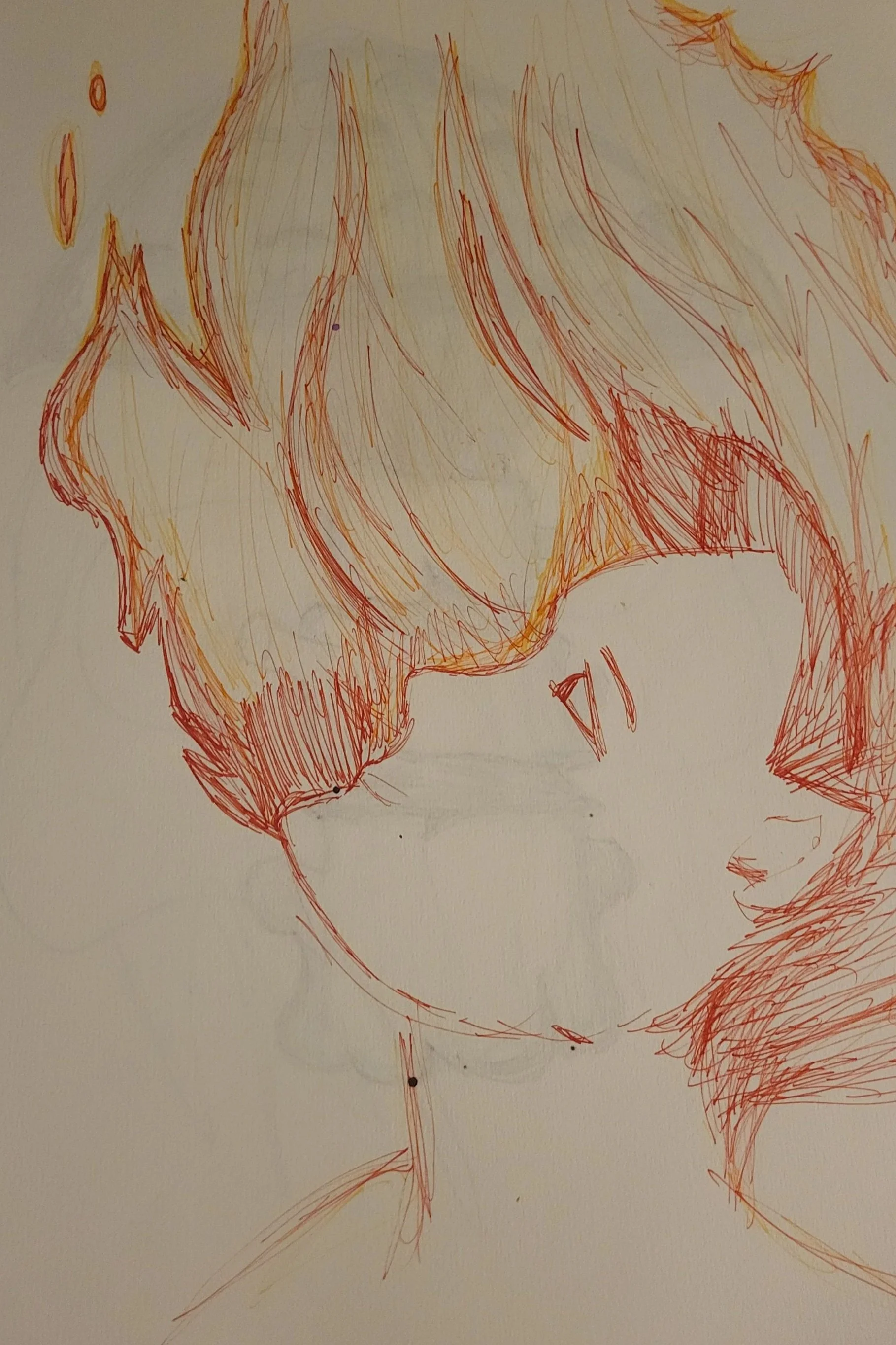 She's just a girl, but she's a flame...