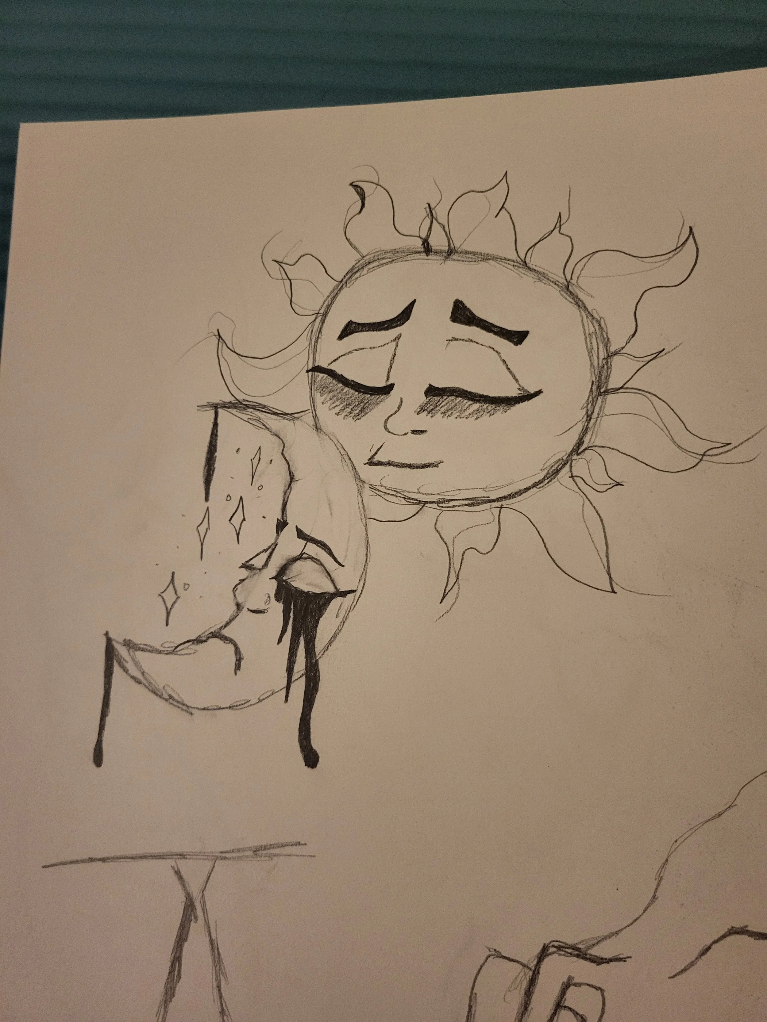 Even the moon needs a friend sometimes...