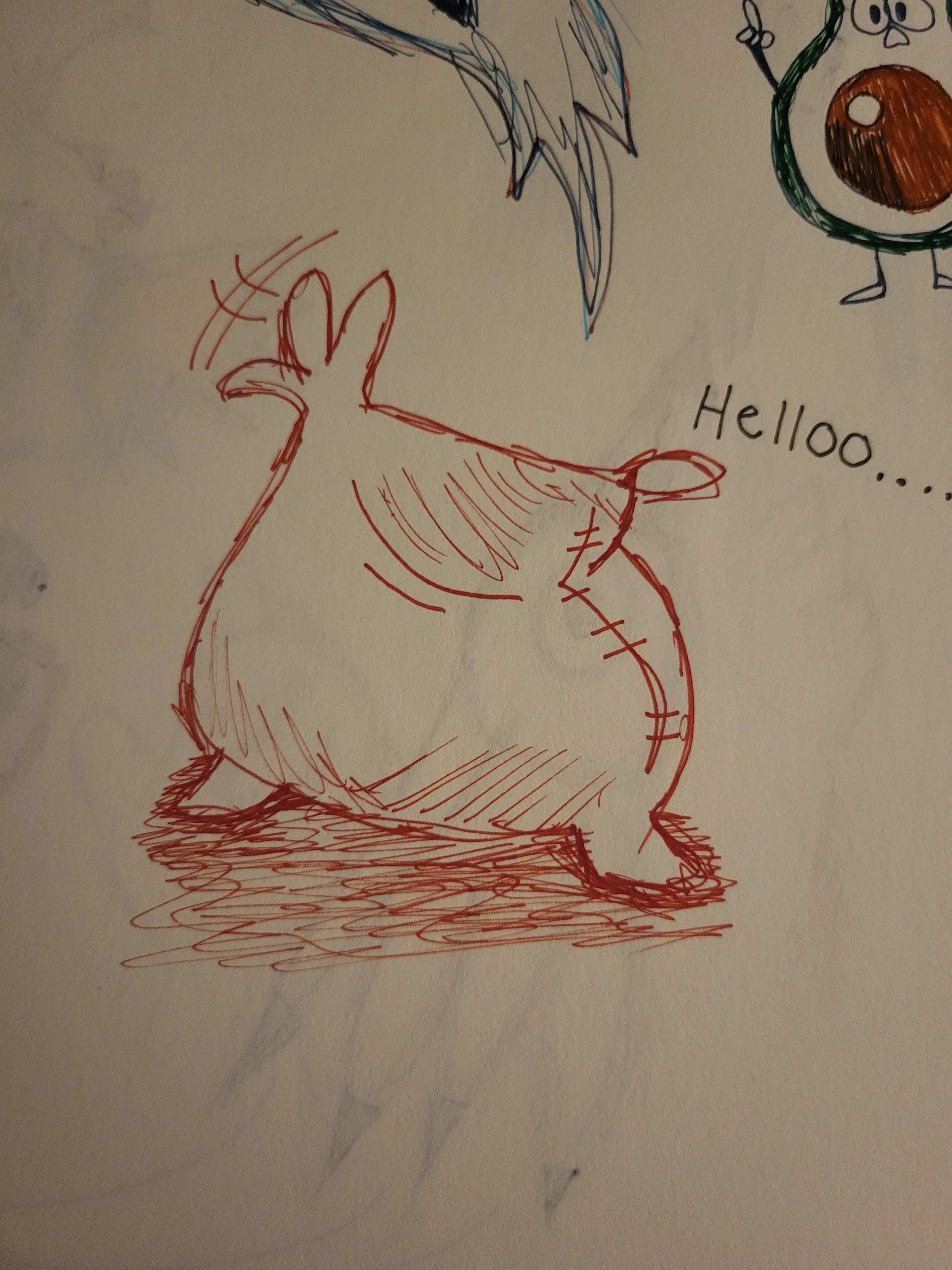 Imagine Mrs. Doubtfire as a pillow -  "HELLLOOO!" 