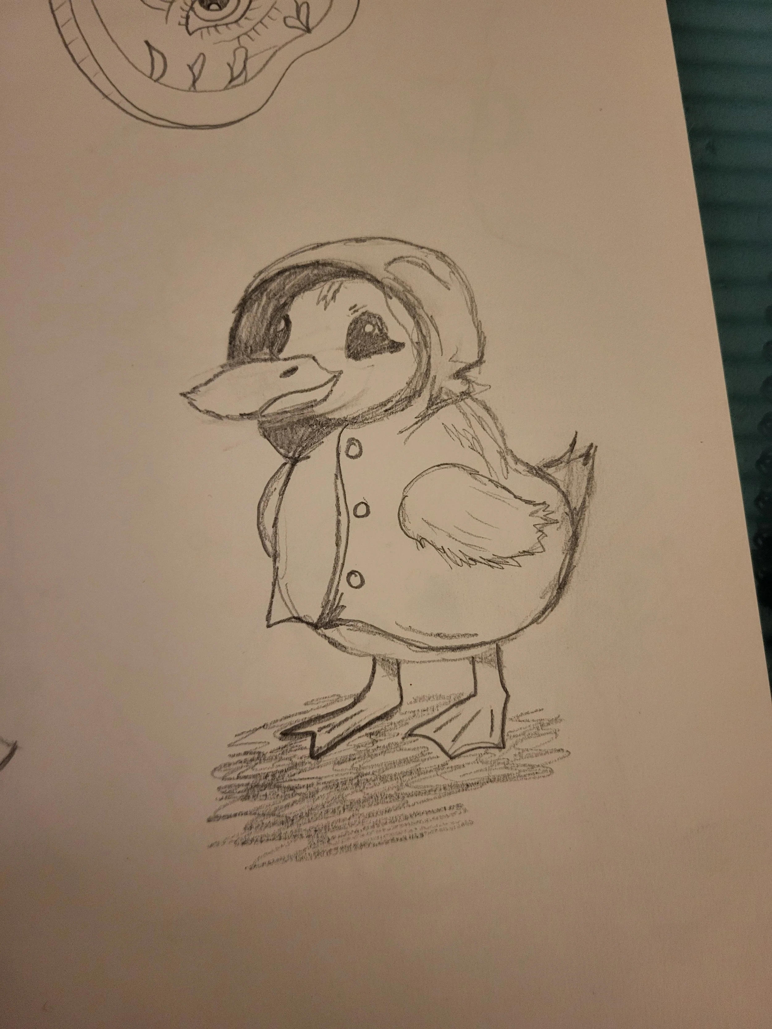 Because everyone looks cute in a yellow raincoat LOL 