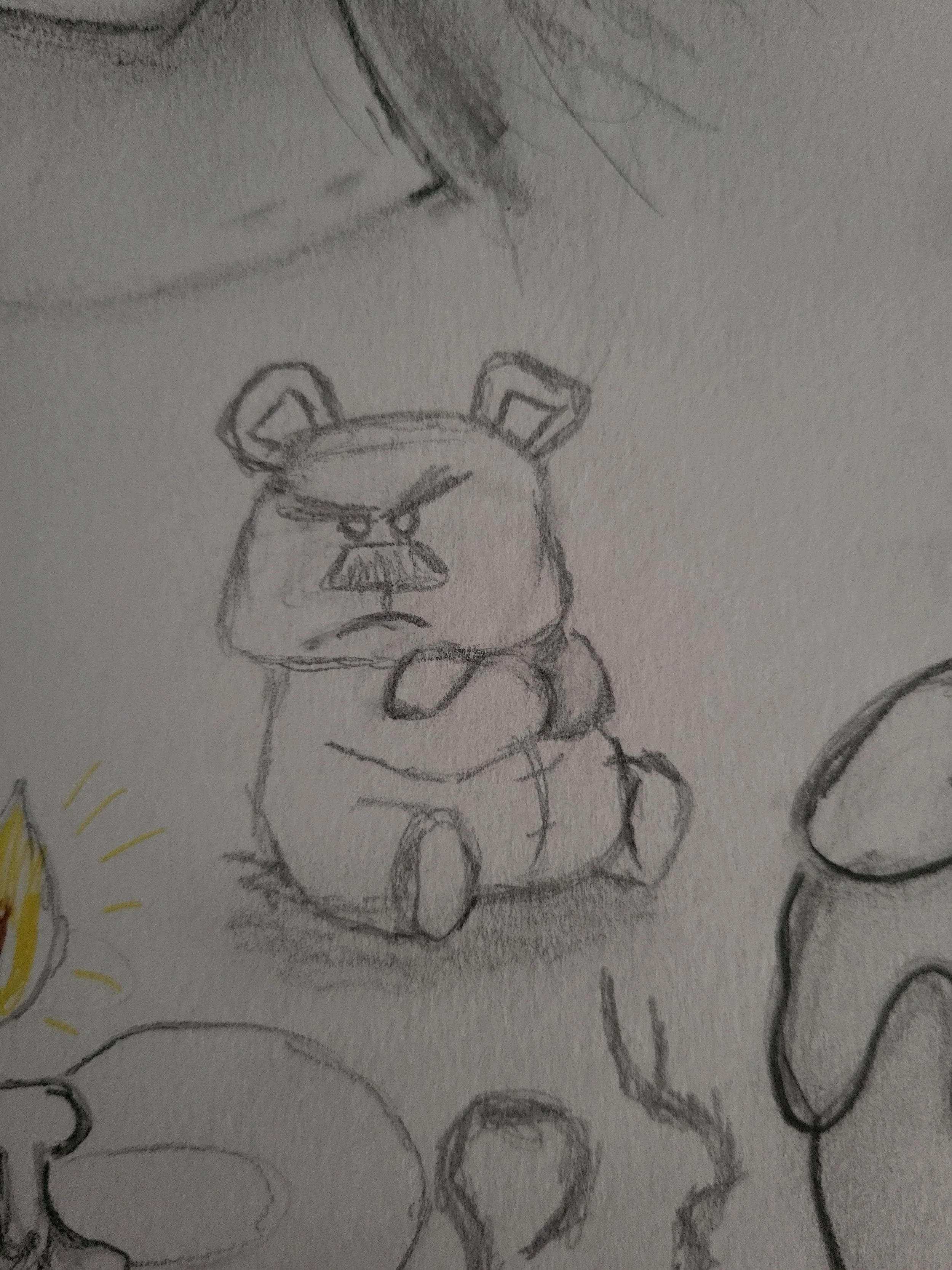 Whose a grumpy teddy? He is! 