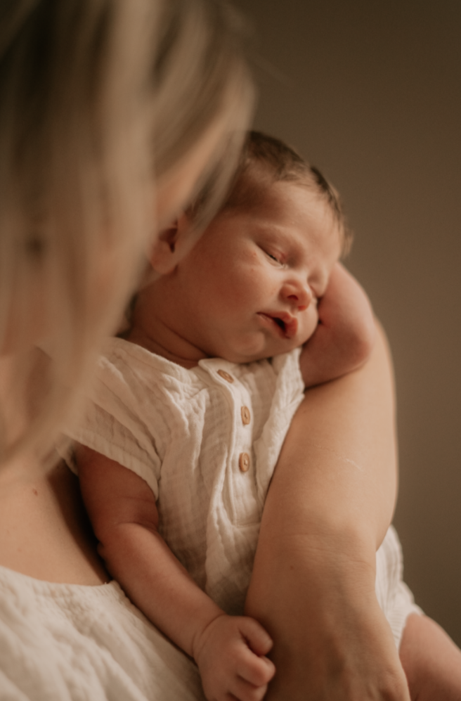 Mor og baby fotografering vestland