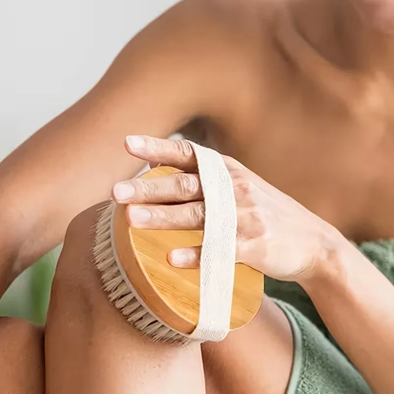 Bath & Shower Massager with Exfoliating Brush