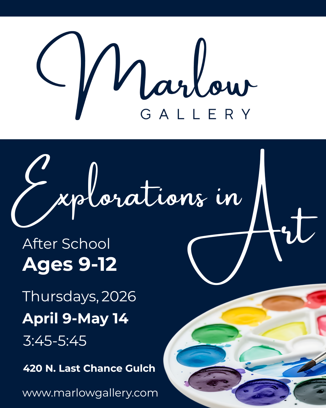 Explorations in Art:  Ages 9-12