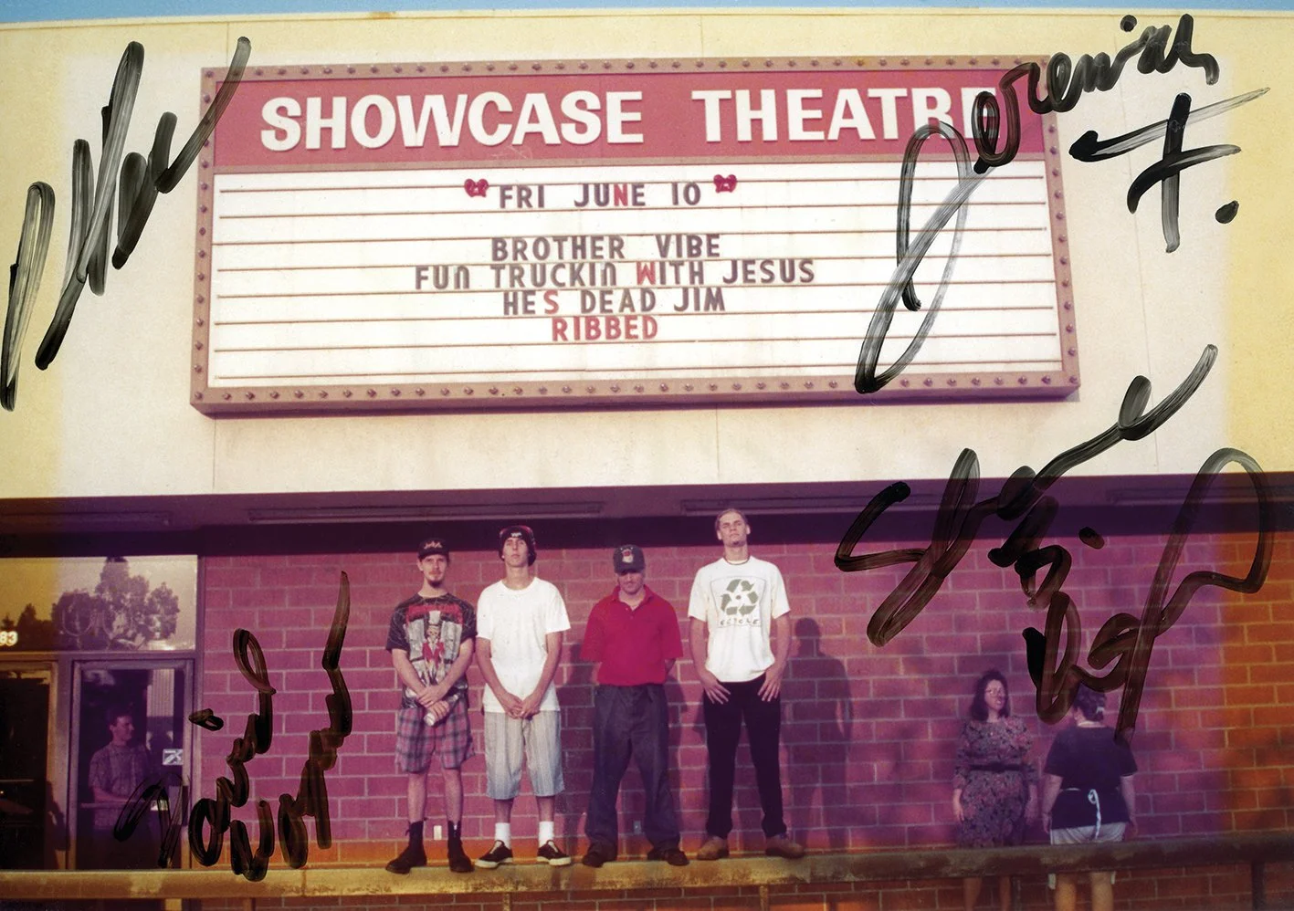 Brother Vibe was the first band to headline the Showcase Theatre, 1994. Courtesy of Sharein Soliman