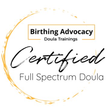 A circular diagram with a red rectangular graph inside, featuring upward and downward pointing arrows, and small labels indicating positive and negative values.