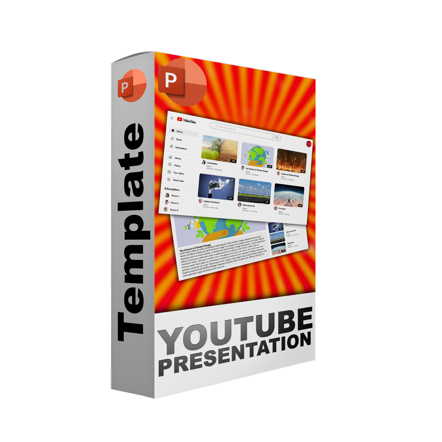 YouTube Inspired Presentation