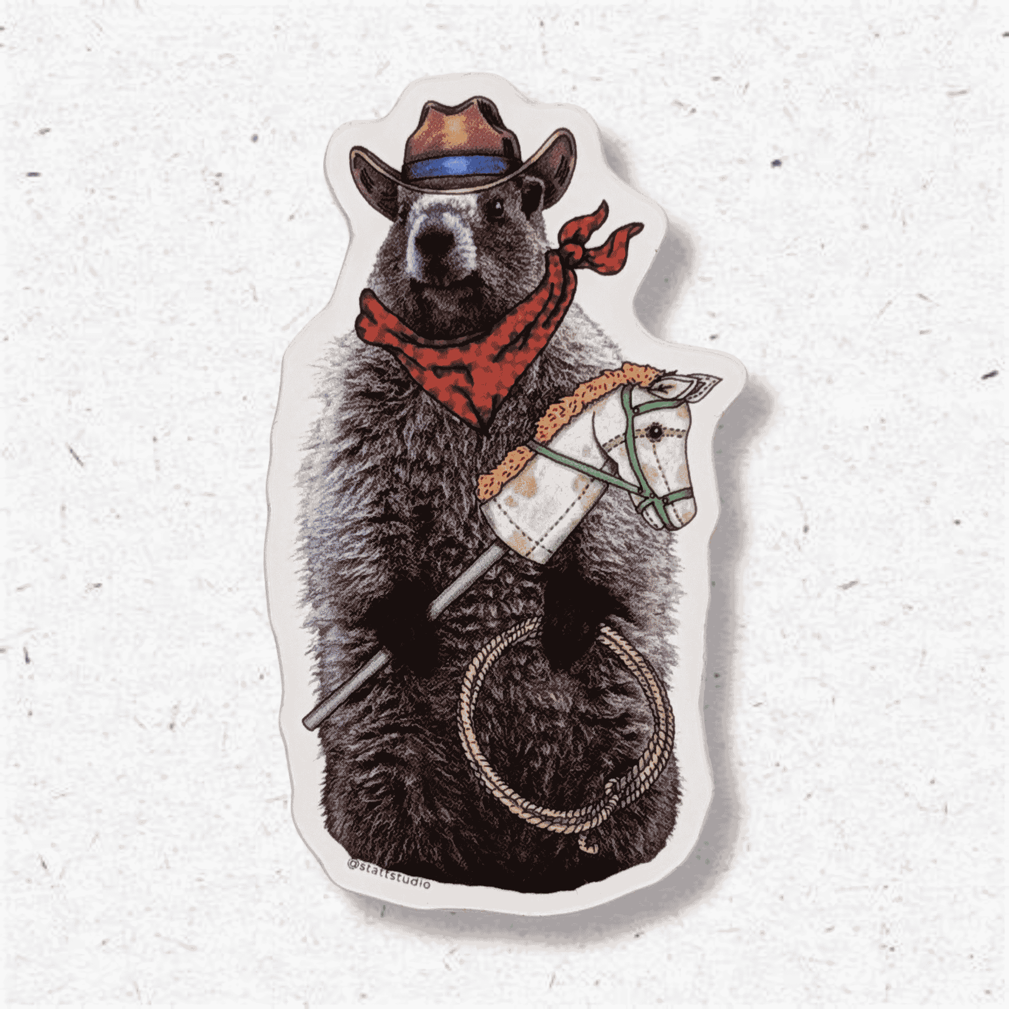 The Good, the Bad & the Snuggly Sticker